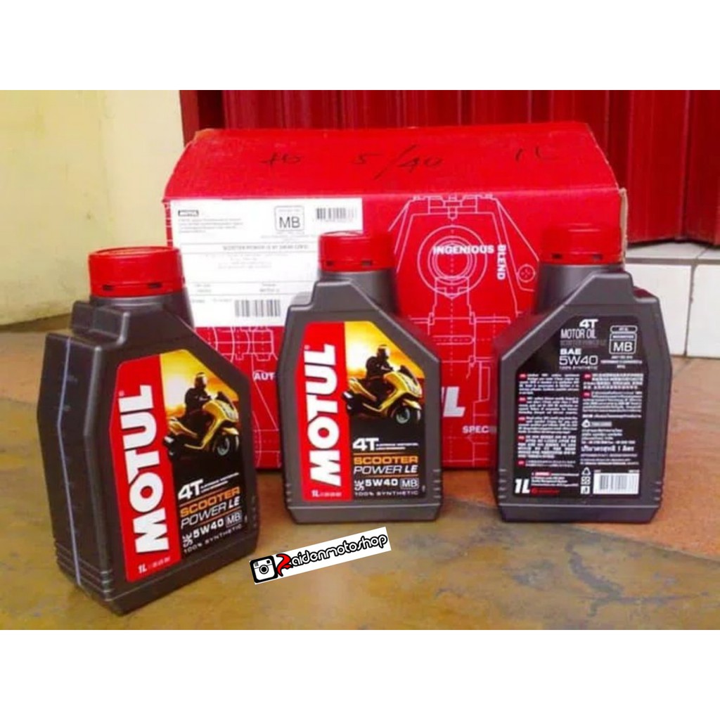 Oli Motul Scooter Power LE 1 Liter 5W-40