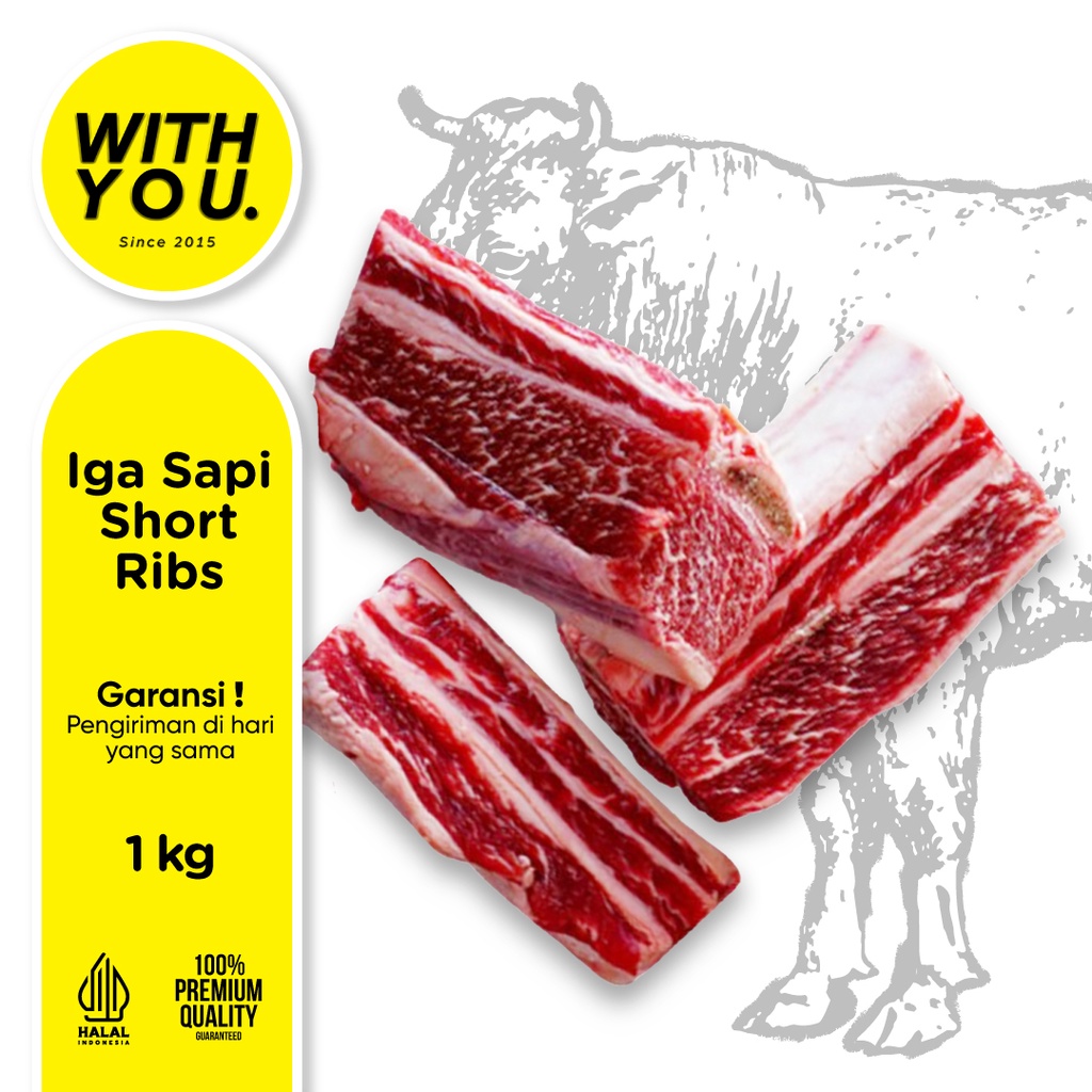 

Daging Iga Sapi | Beef Short Rib / Shortrib SUPER TEBAL AUS IMPORT