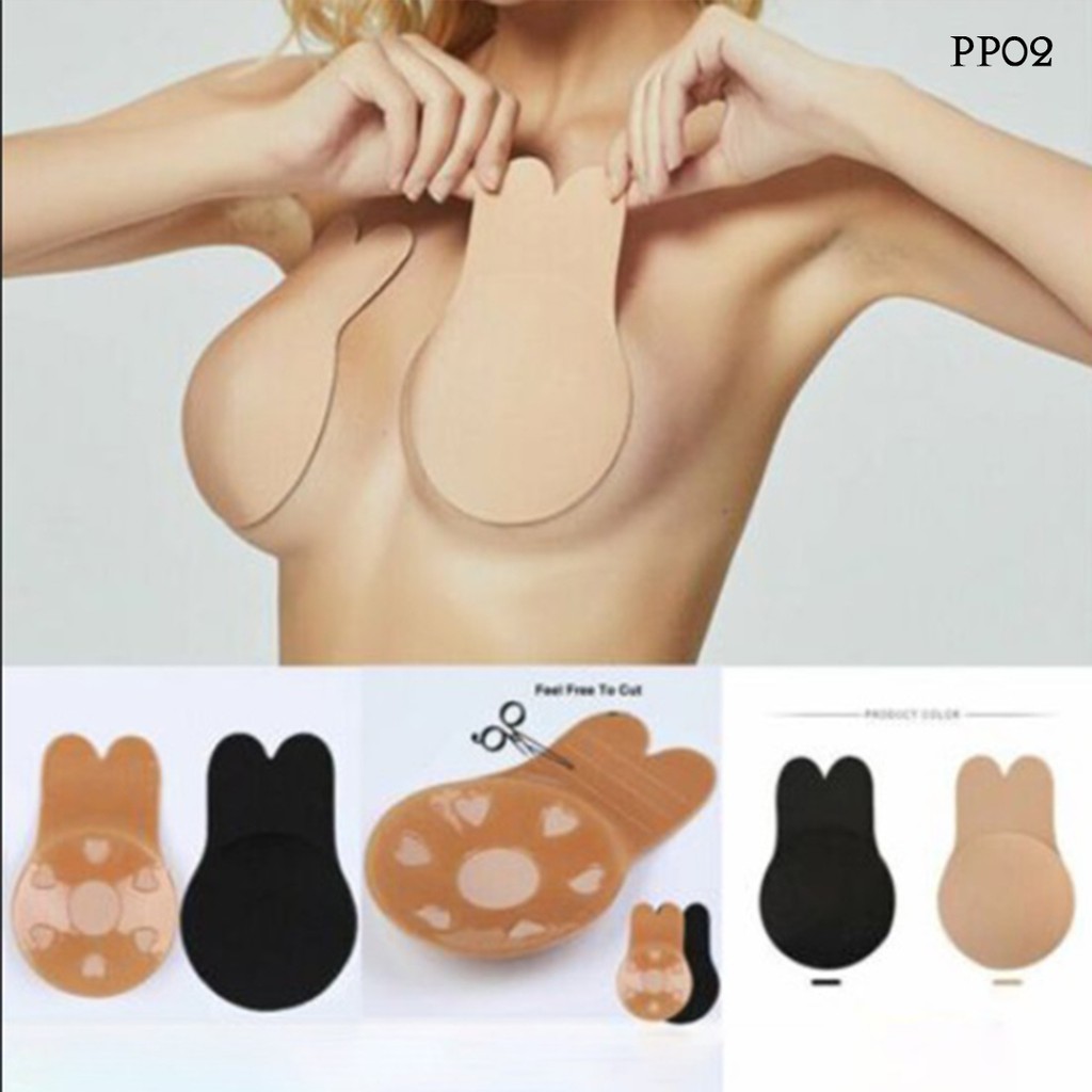 [BISA COD] NIPPLE COVER PENUTUP PUTING WANITA BREAST TAPE LIFTER HITAM NUDE PP02