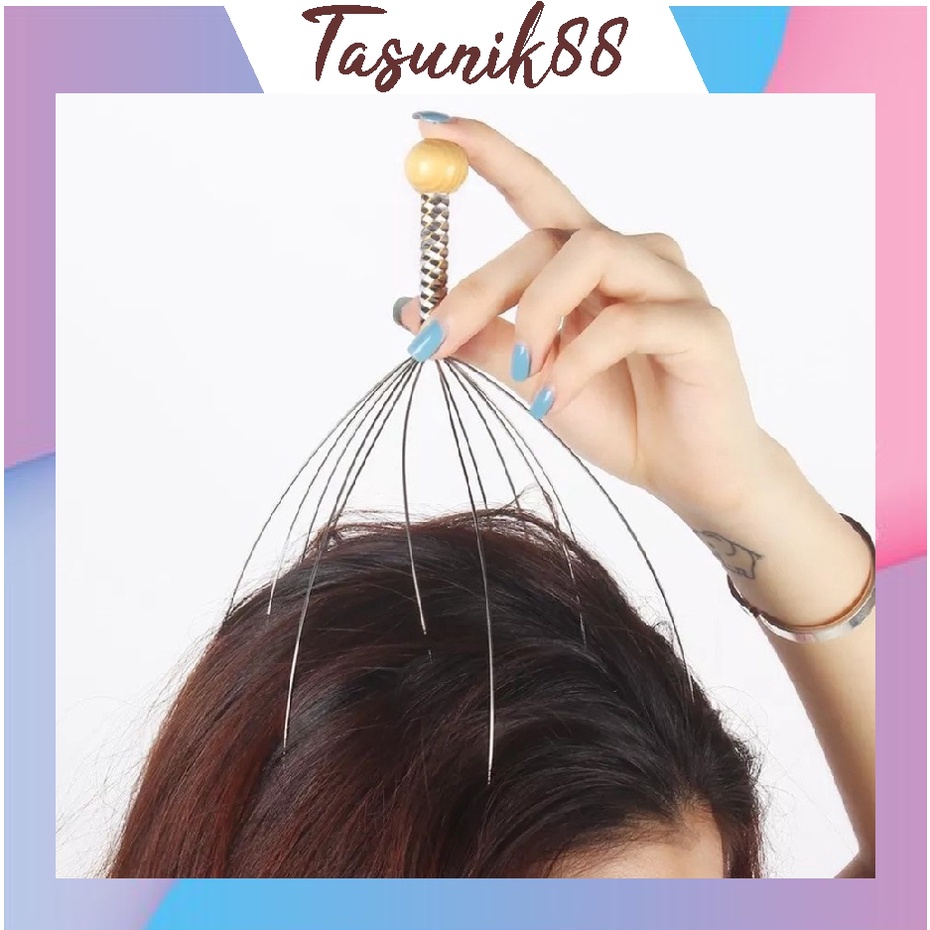 TASUNIK88 Alat Pijat Kepala Bokoma Massage Tanpa Listrik Healthy Head Manual Relaxing Anti Sakit Kep