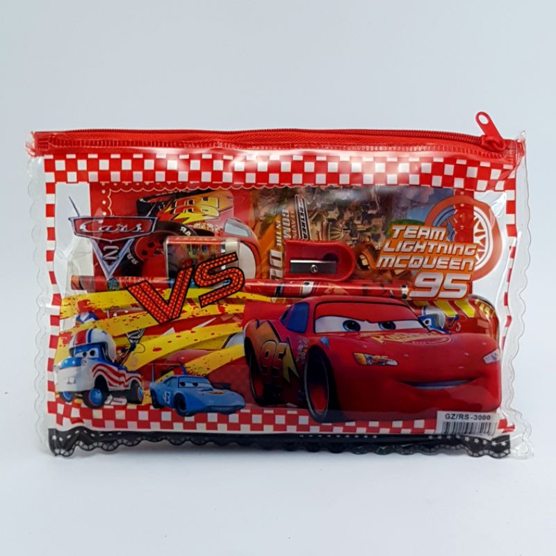Study Set / Paket Alat Tulis Set The Cars RS-3000