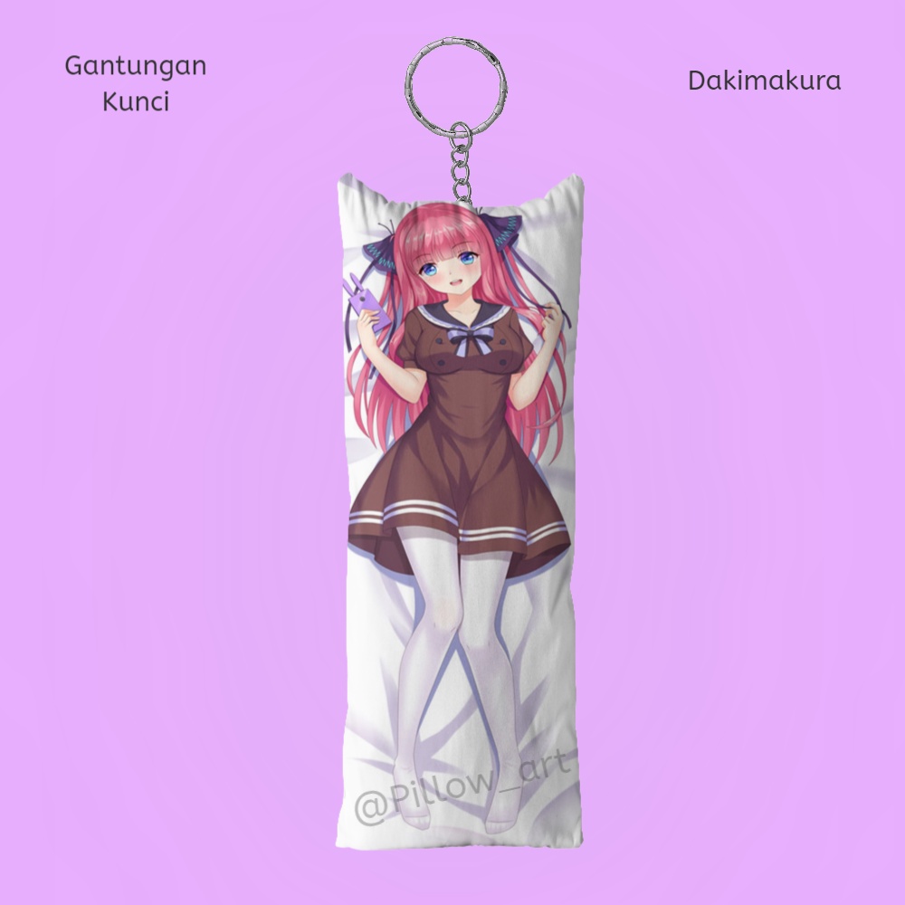 Pillowart - Gantungan Kunci Dakimakura Anime Custom - ART033