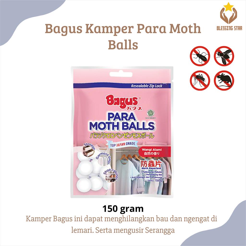 Bagus para Moth Balls 150gr kamper lemari anti bau ngengat