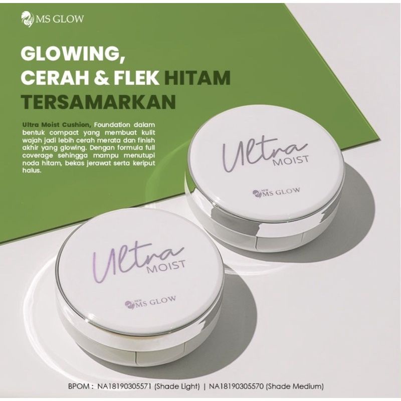Ms Glow Bedak Ultra Moist Cushion