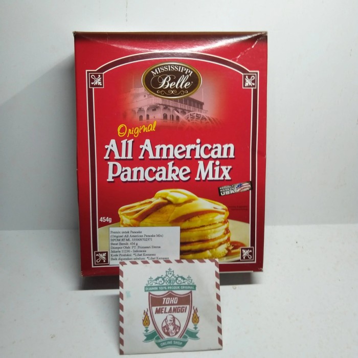 

BISA COD Mississippi Belle Original All American Pancake Mix 454 gr Premix USA