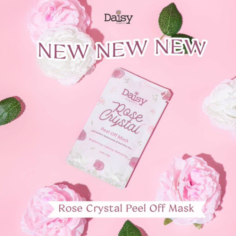 [BPOM] Daisy Organic Peel Off Rose Crystal Peel Off Mask