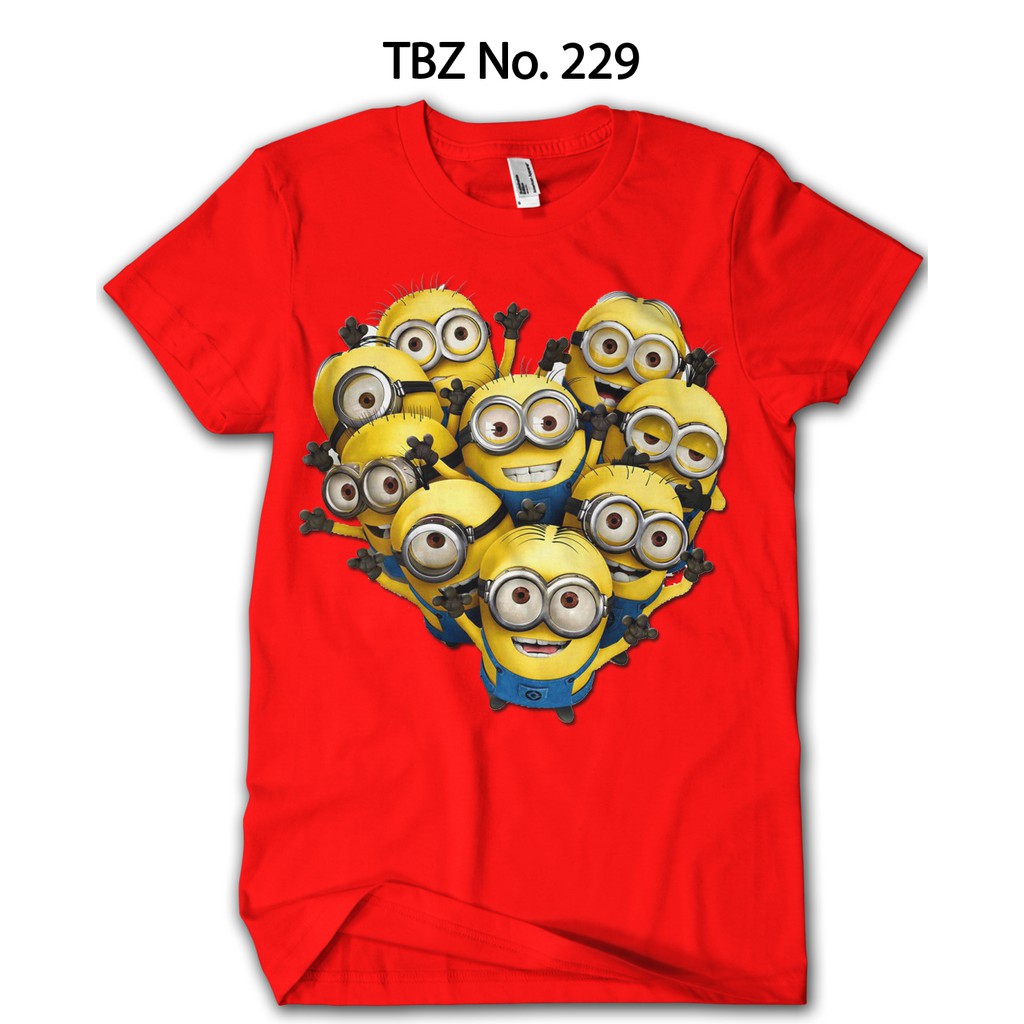 Baju Minion Despicable Me DEWASA Katun 24s Original
