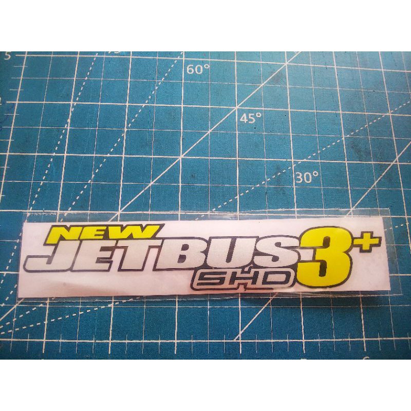 stiker printing  NEW JET BUS