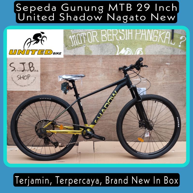 Sepeda Gunung MTB 29 Inch UNITED SHADOW NAGATO New Alloy 12 Speed Hydraulic