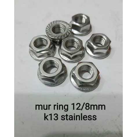 Mur Flange 12 / 8mm K13 Stainless