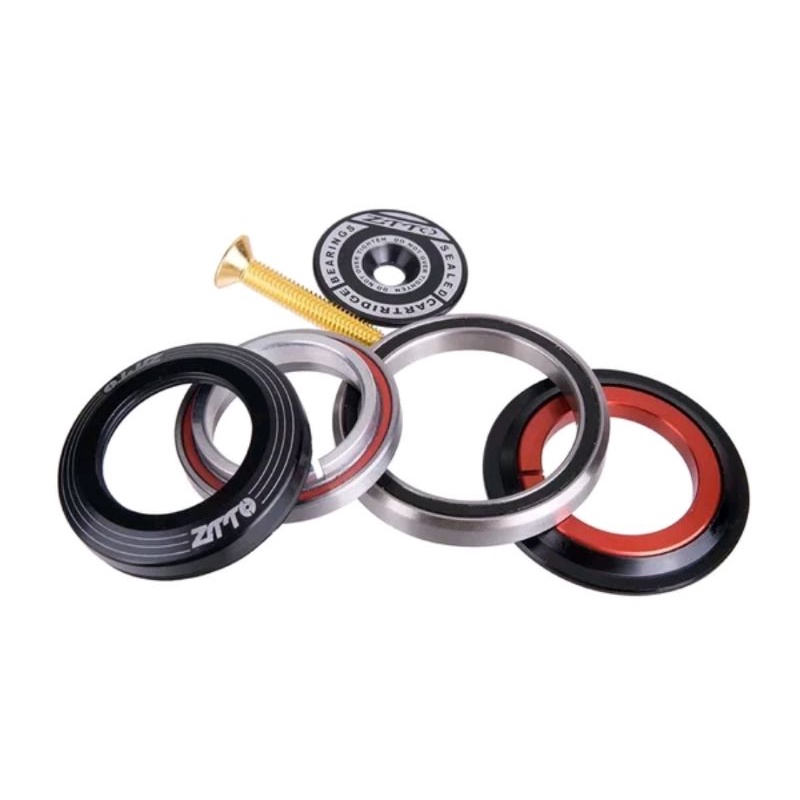 Headset ZTTO 42 52 mm Taper Tapered Full Bearing 42mm 52mm Tapper Tappered Taperred Fork Steertube sepeda mtb taper