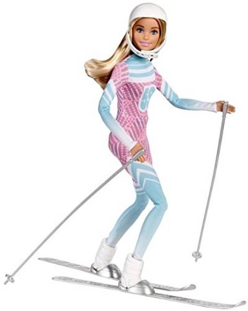 barbie made to move skier