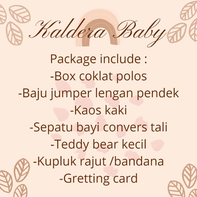 Hampers bayi/kado bayi/gift box