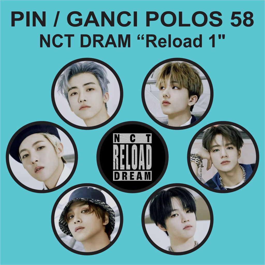 PIN / GANCI Polos 58 &quot;NCT DREAM RELOAD 1&quot; Gantungan Kunci Kpop Murah