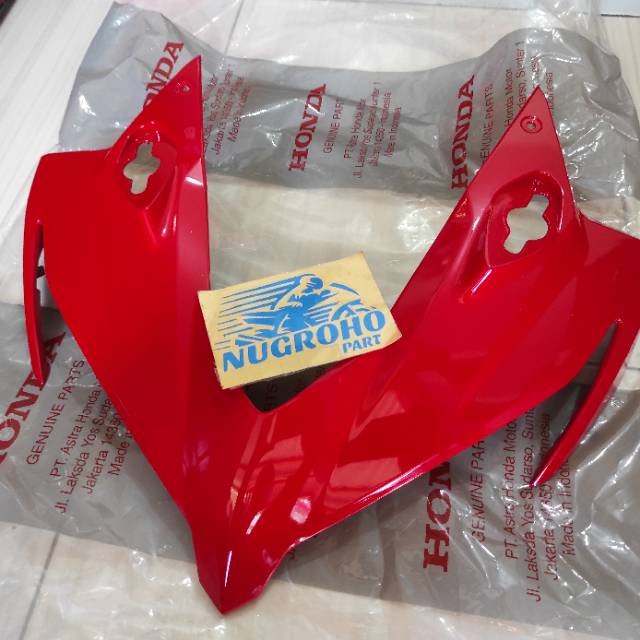 Tameng Depan Cowl Fr Upper New Cbr150r Led K45N Merah