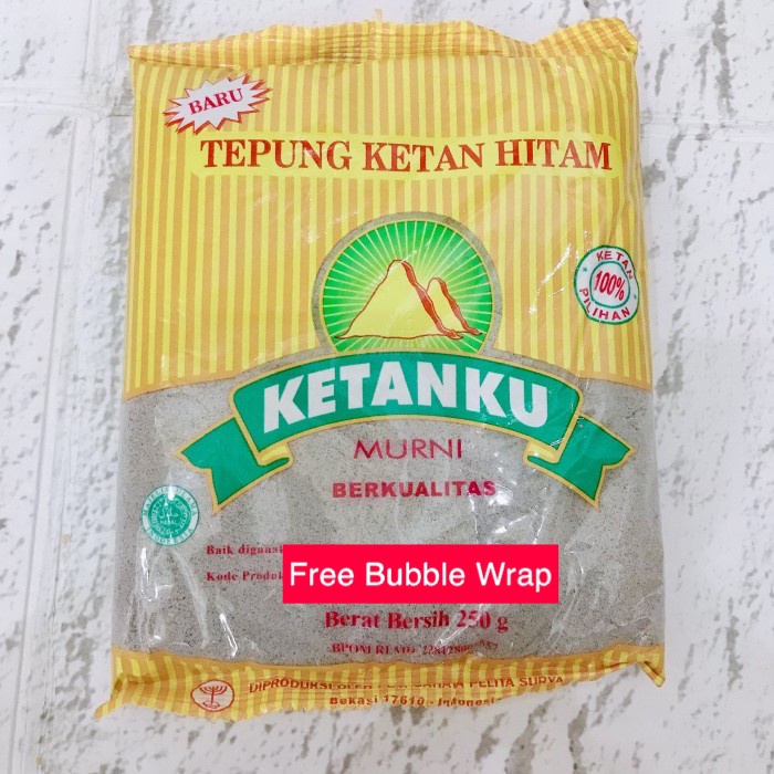 

cs01477 Tepung Ketan Hitam Ketanku 250Gr/250 Gr Da01D100