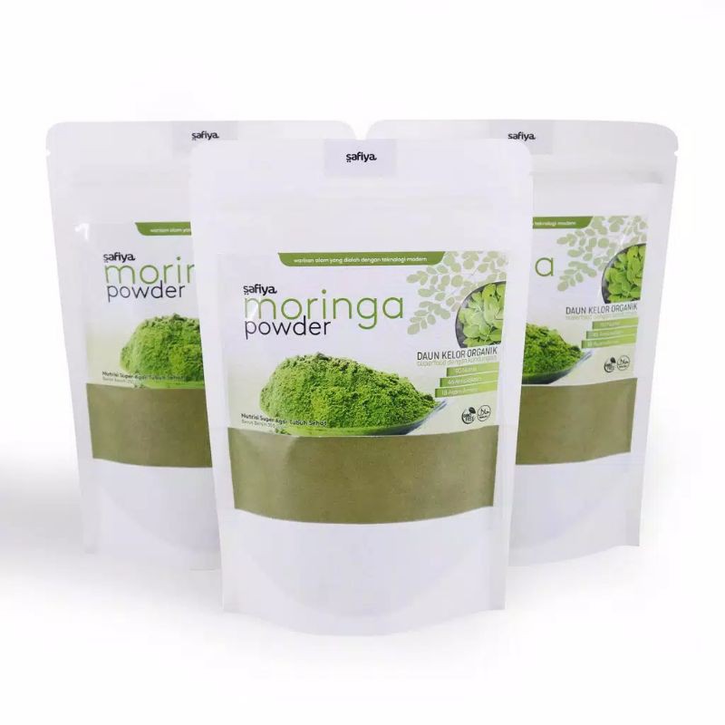 

Safiya Bubuk Daun Kelor Organik Original 350 g
