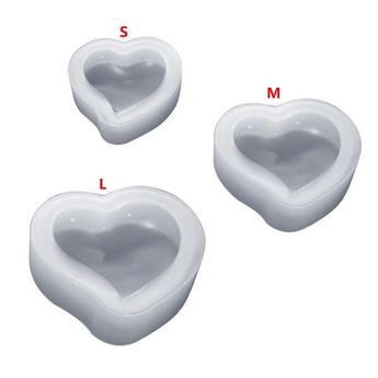 Heart Shape Silicone Mold 3 Size Ver.2