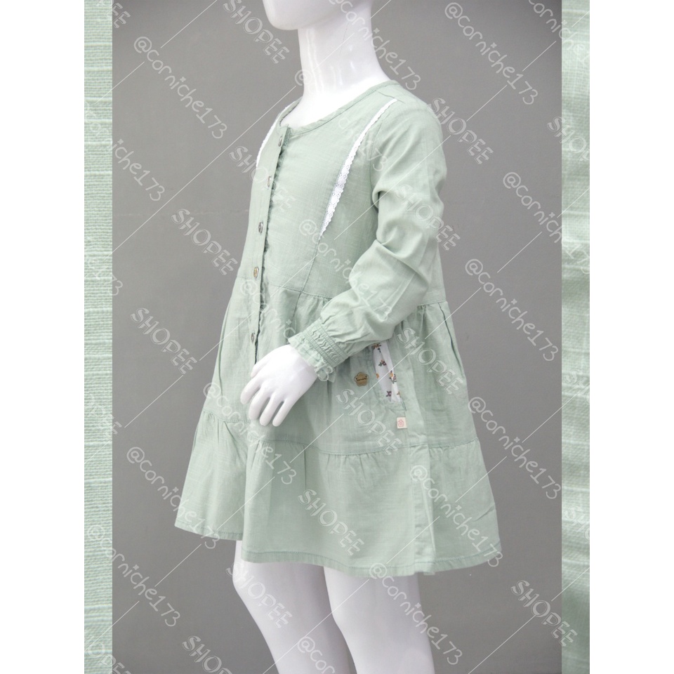 Corniche Kids Catlyn Dress Kids Light Green - TH K23151