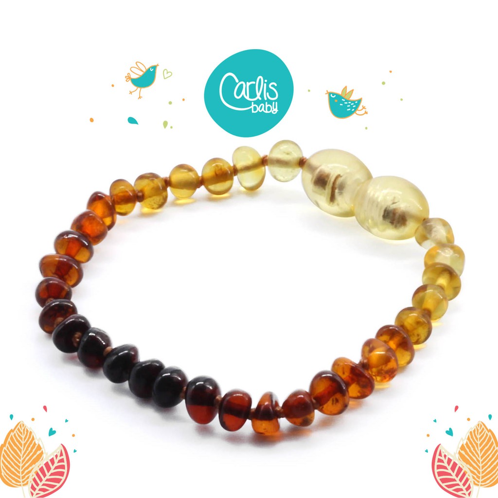 XB44R1 Gelang Amber Tumbuh Gigi Bayi By Carlis Baby