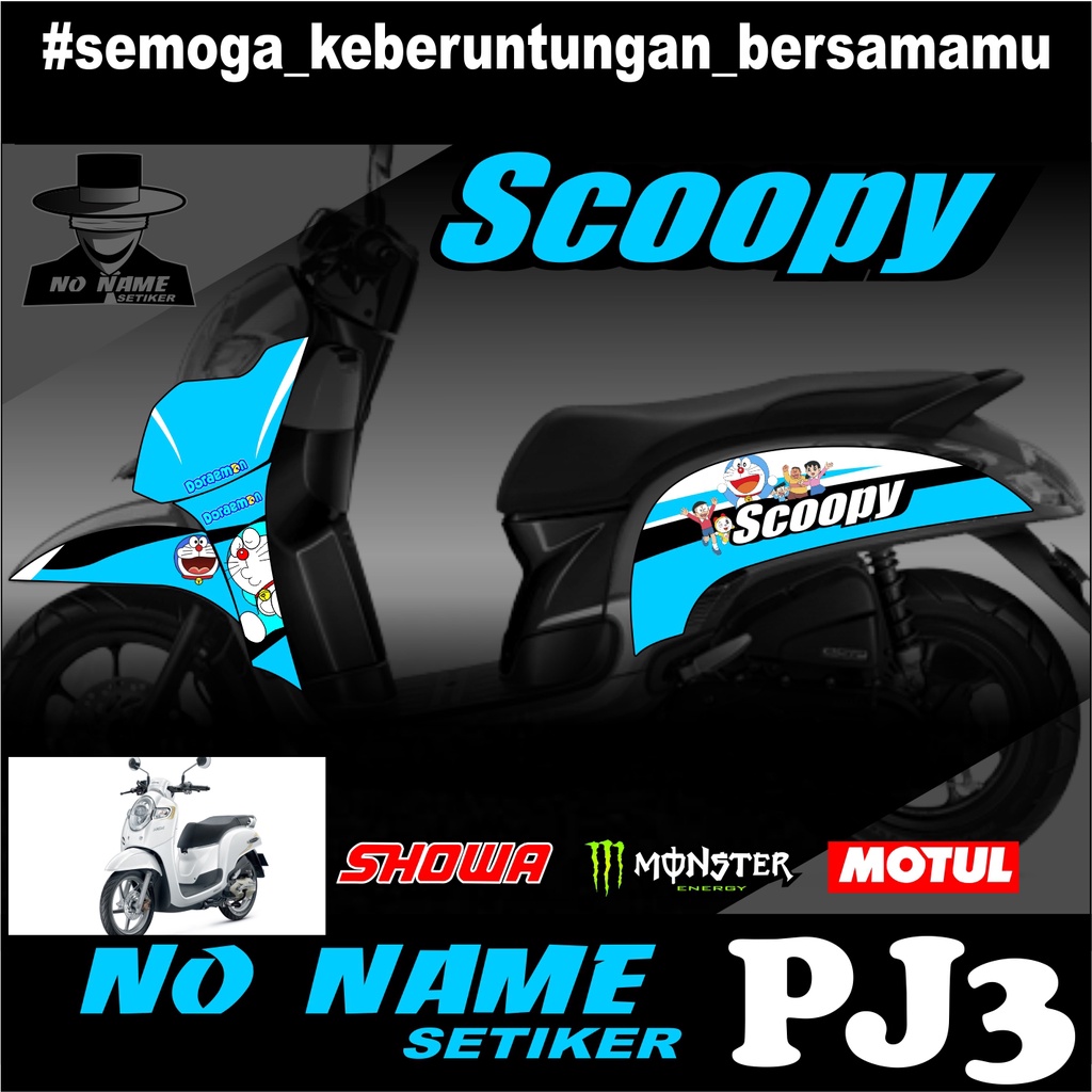 Striping Scoopy Scupy(pj3) Injeksi 2017 sampai 2020