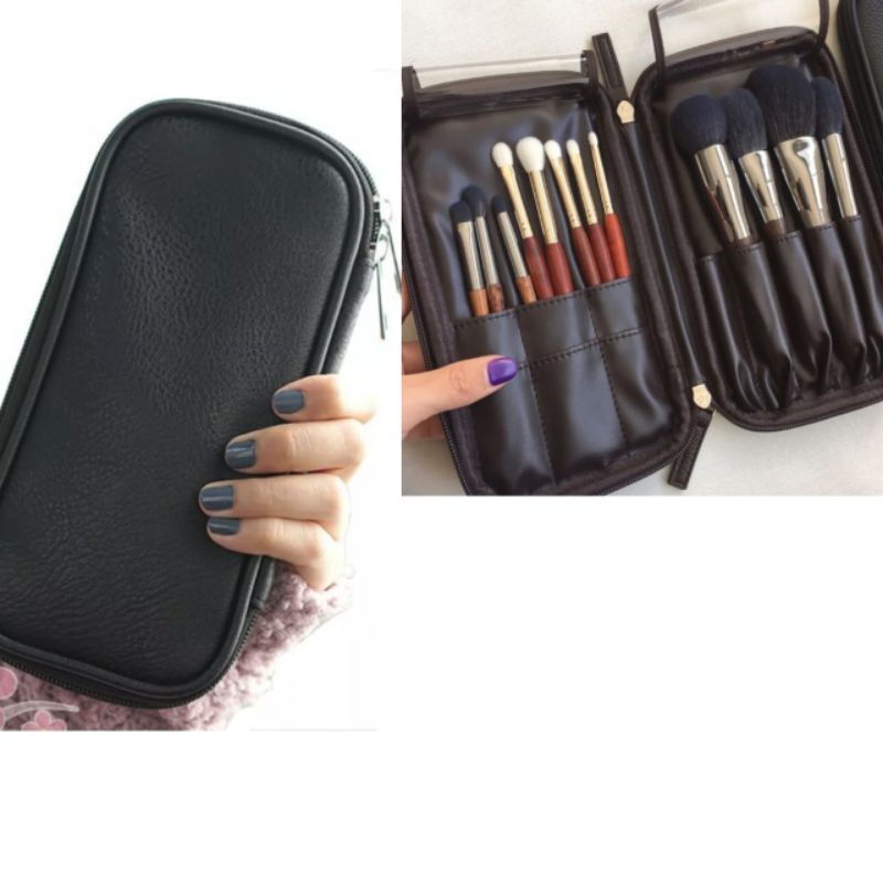 Travel Makeup Brush Holder Kosmetik Organizer Makeup Bags Tempat Penyimpanan