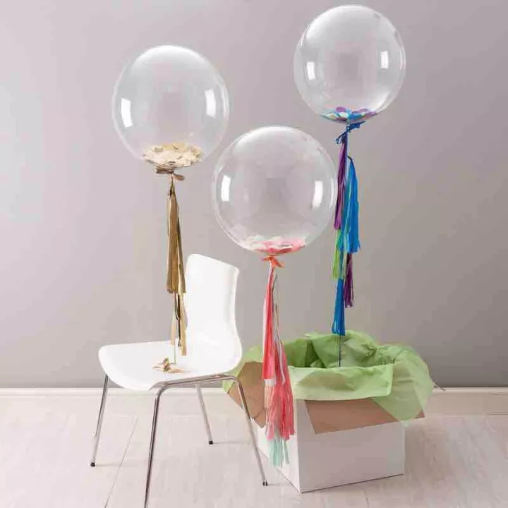 Balon Transparan / Balon Bening / Balon Buket / Balon Bobo / Balon Pvc