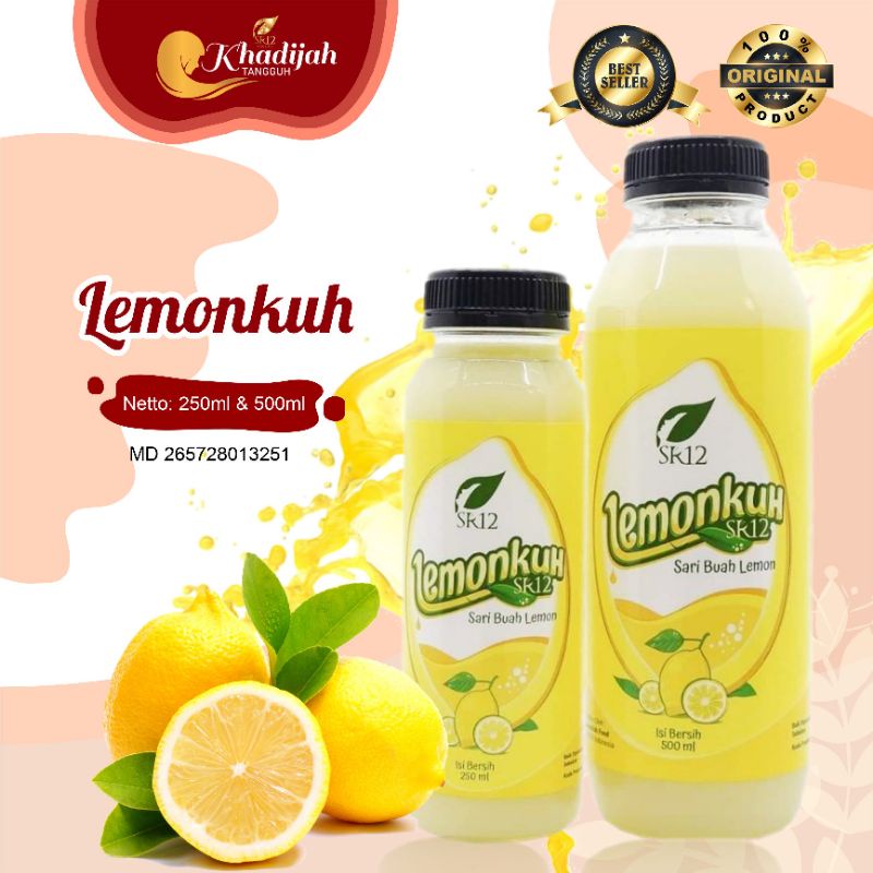 

LEMONKUH SR12//SARI BUAH LEMON 250ML,500ML