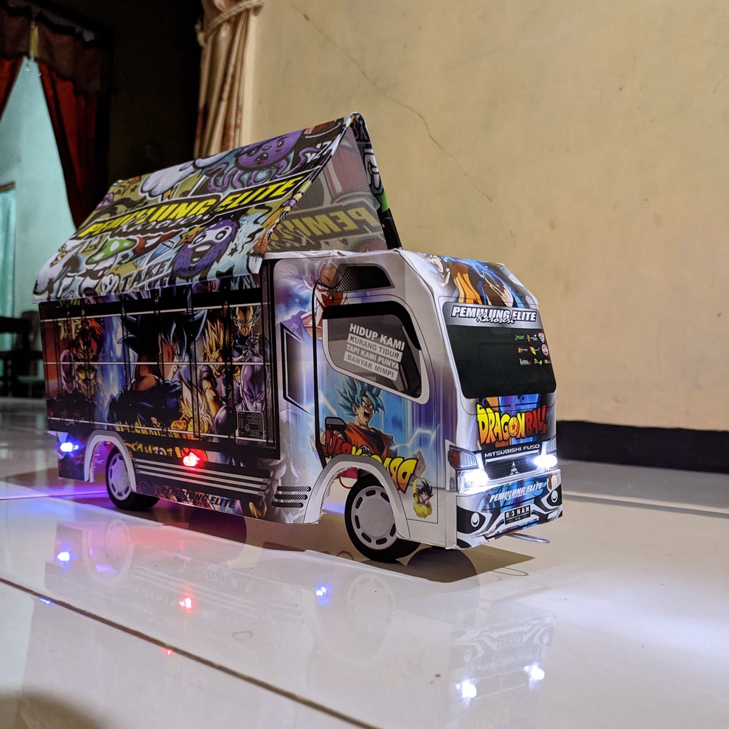 TRUK OLENG MINIATUR KAYU DRAGON BALL Z UKURAN 30