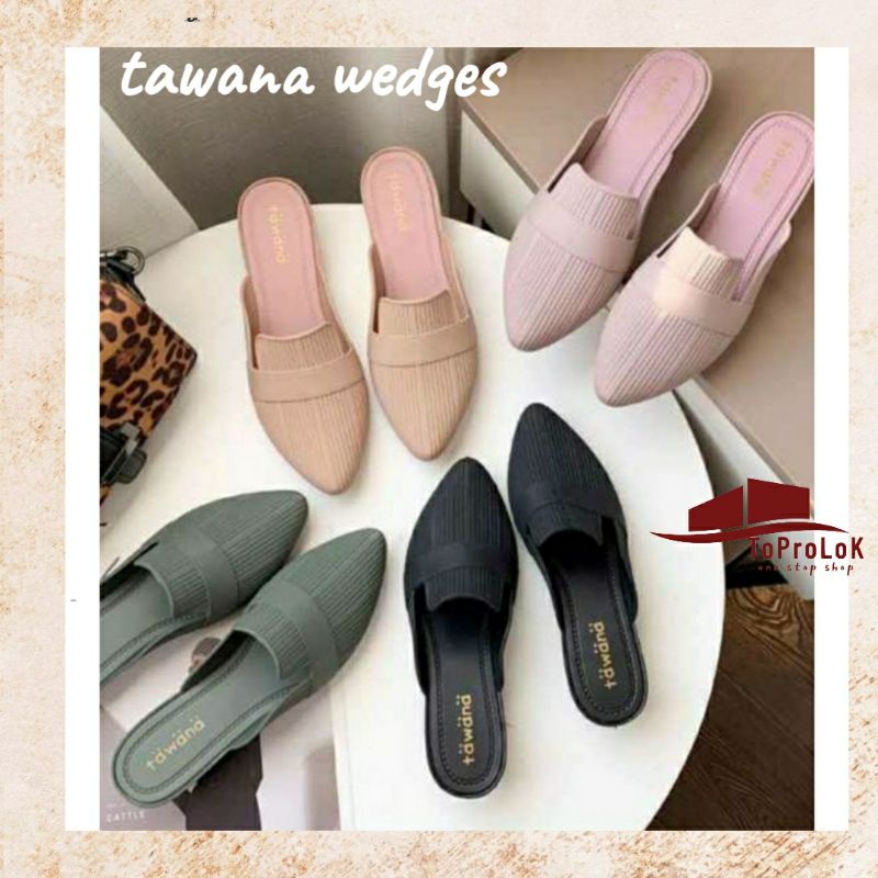tawana wedges sandal jelly sandal wedges tawana asli import