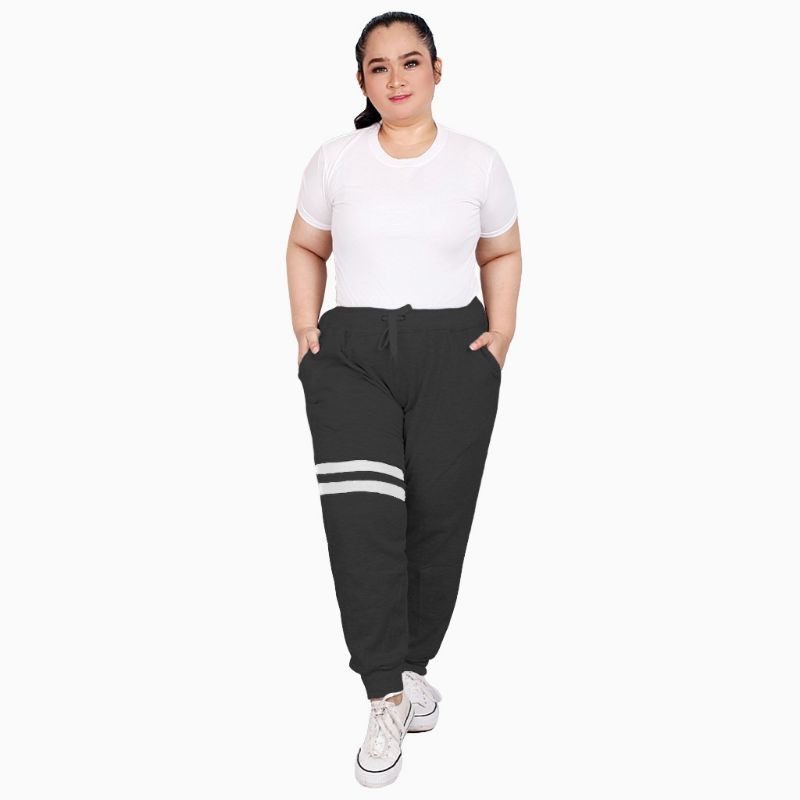 Celana Jogger Training wanita BIG SIZE terbaru - Kevilia Jumbo