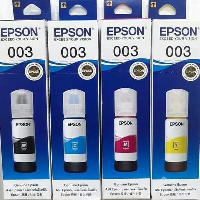 Tinta EPSON 003 untuk L3210 L3110 L3150 L5190 Original
