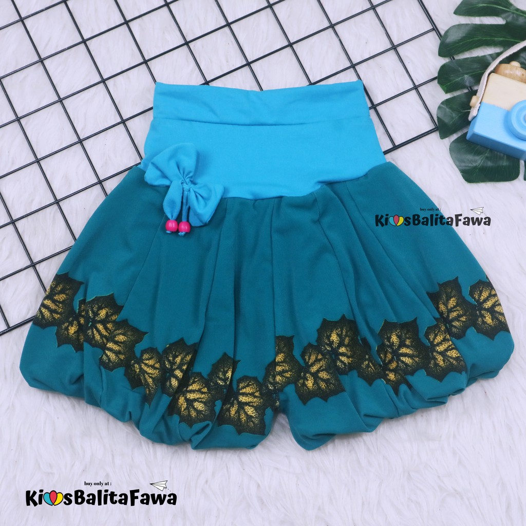 Celana Baloon uk. 3-4 Tahun / Celana Anak Perempuan Murah Pita Polos Short Pants Pop Kids Pendek