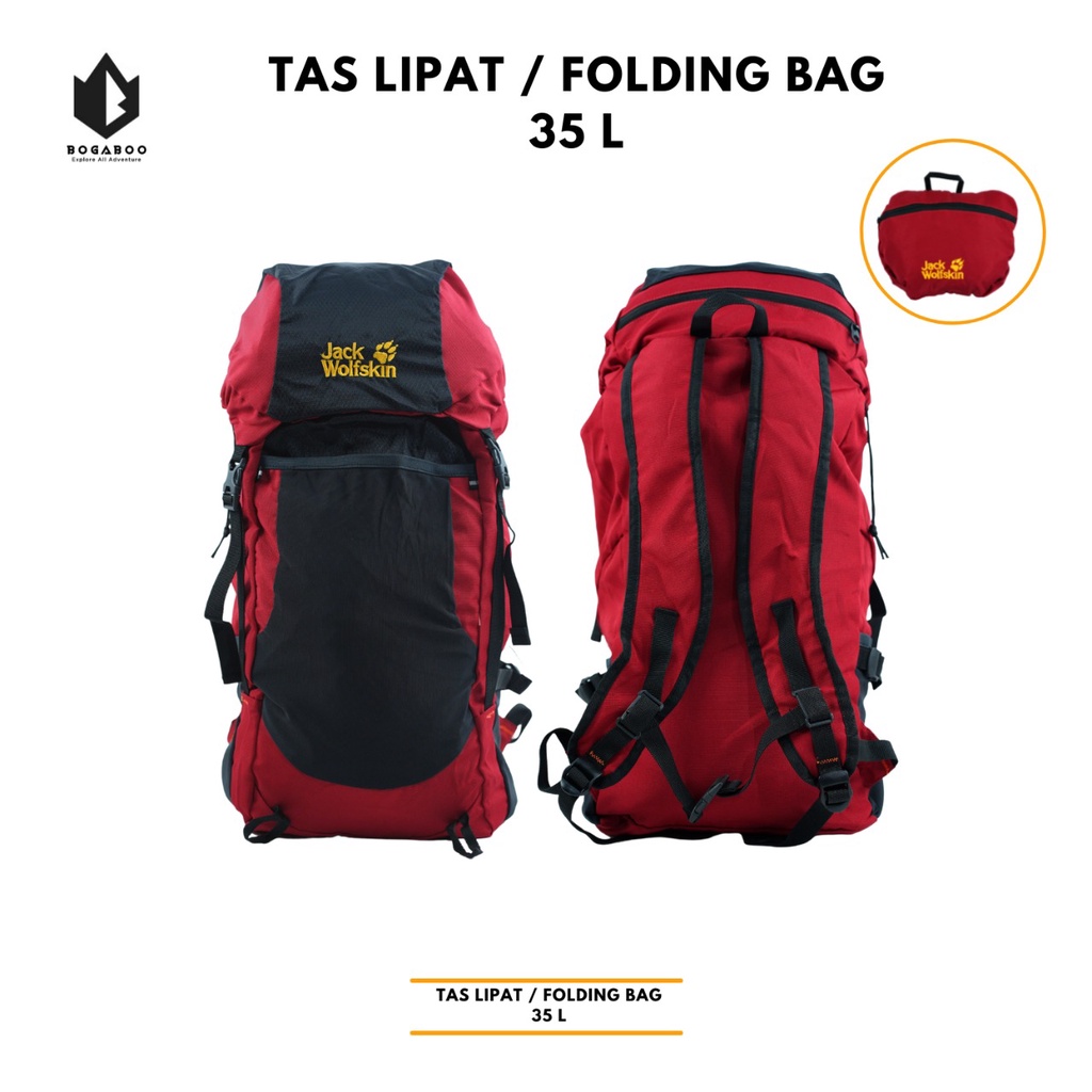 Tas Lipat 35 Liter Thilum  Tas Ransel - Tas Hiking - Tas Belanja - keril lipet jws 35 L - tas carrier lipat