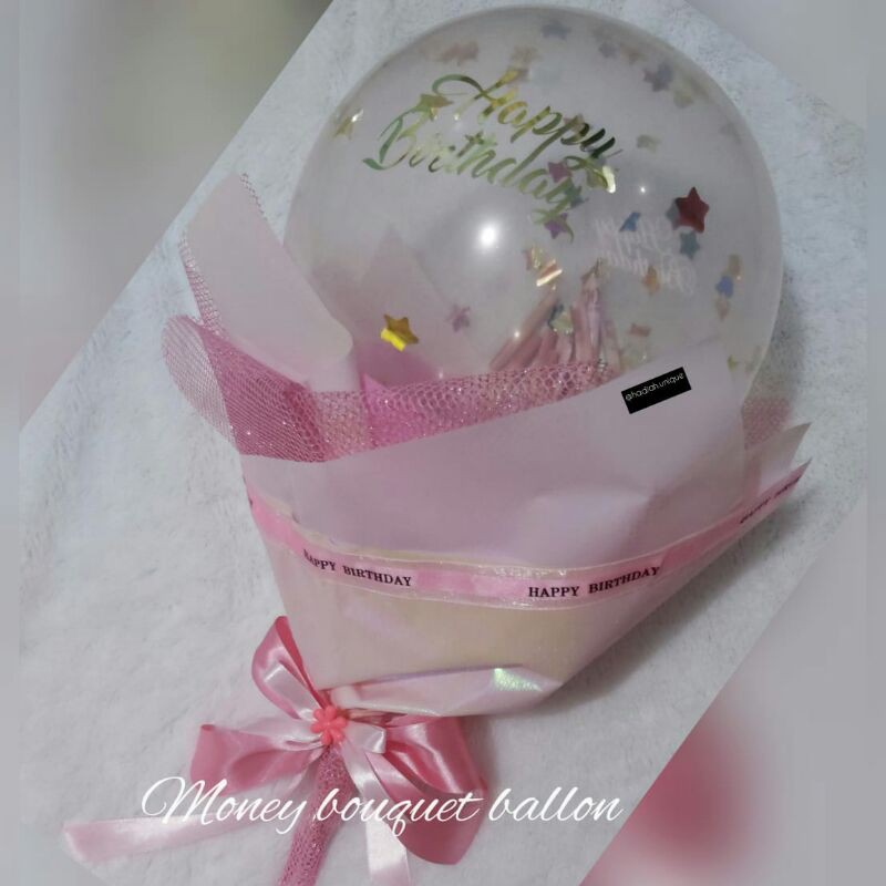 Money Bouquet Ballon/Buket balon