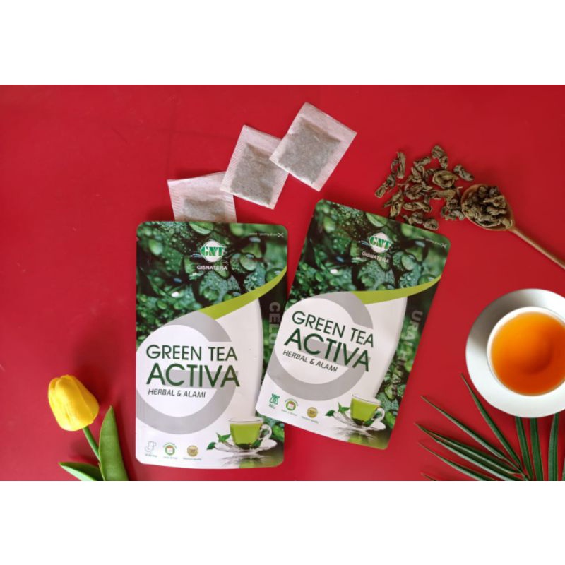 

Teh pelangsing green tea activa(celup)