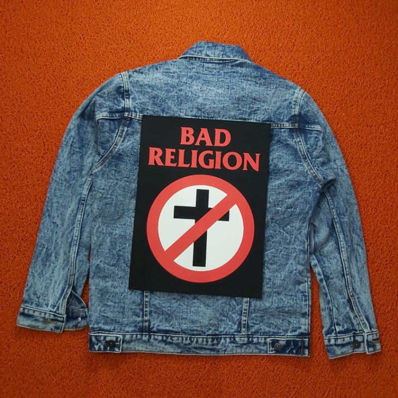 BACKPATCH BAD RELIGION SABLON PREMIUM BEST QUALITY