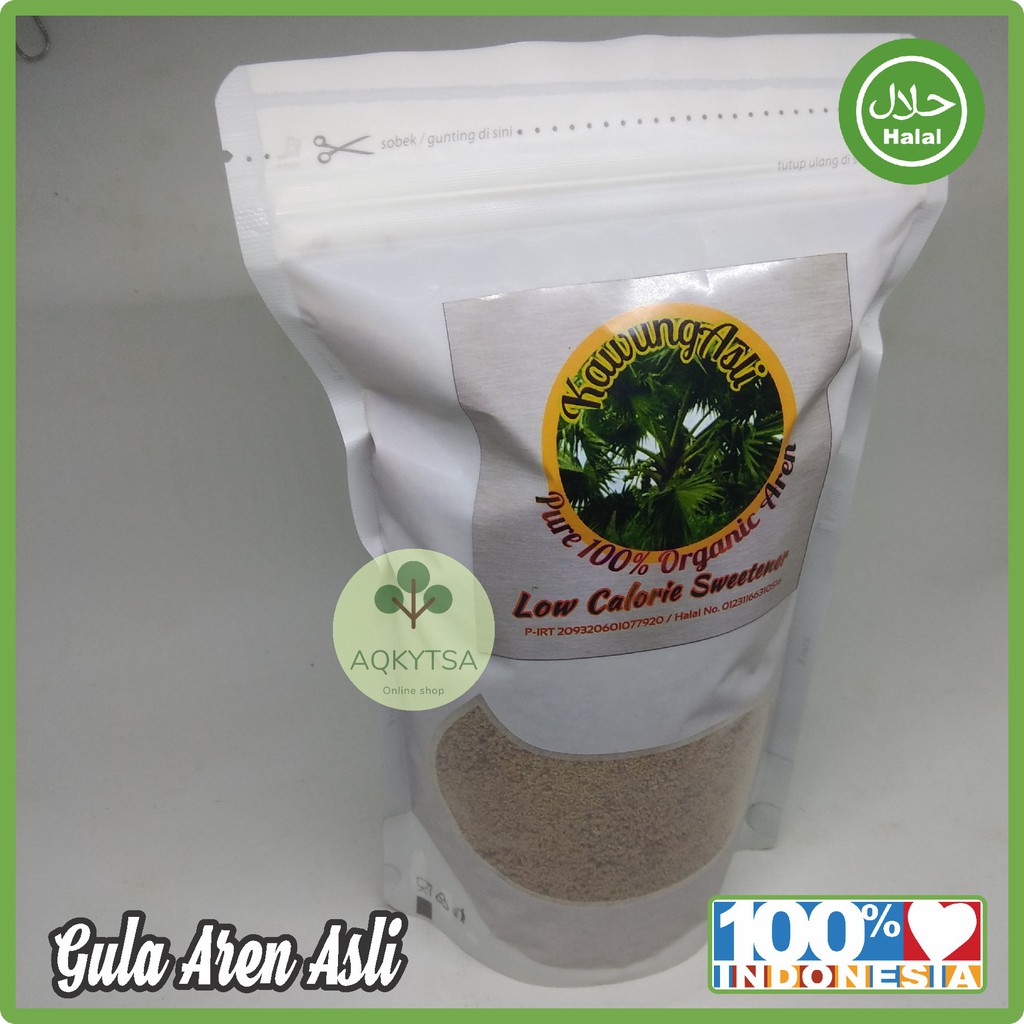 

Gula Aren Asli, Gula Merah Bubuk Kawung Asli cocok untuk Diabetes dan Diet Sehat 450gr