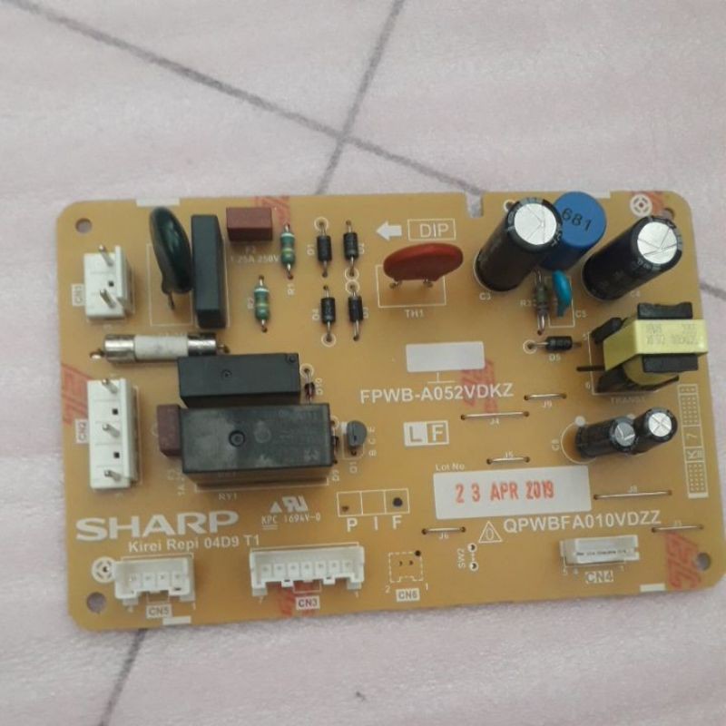 modul pcb kulkas sharp 2 pintu