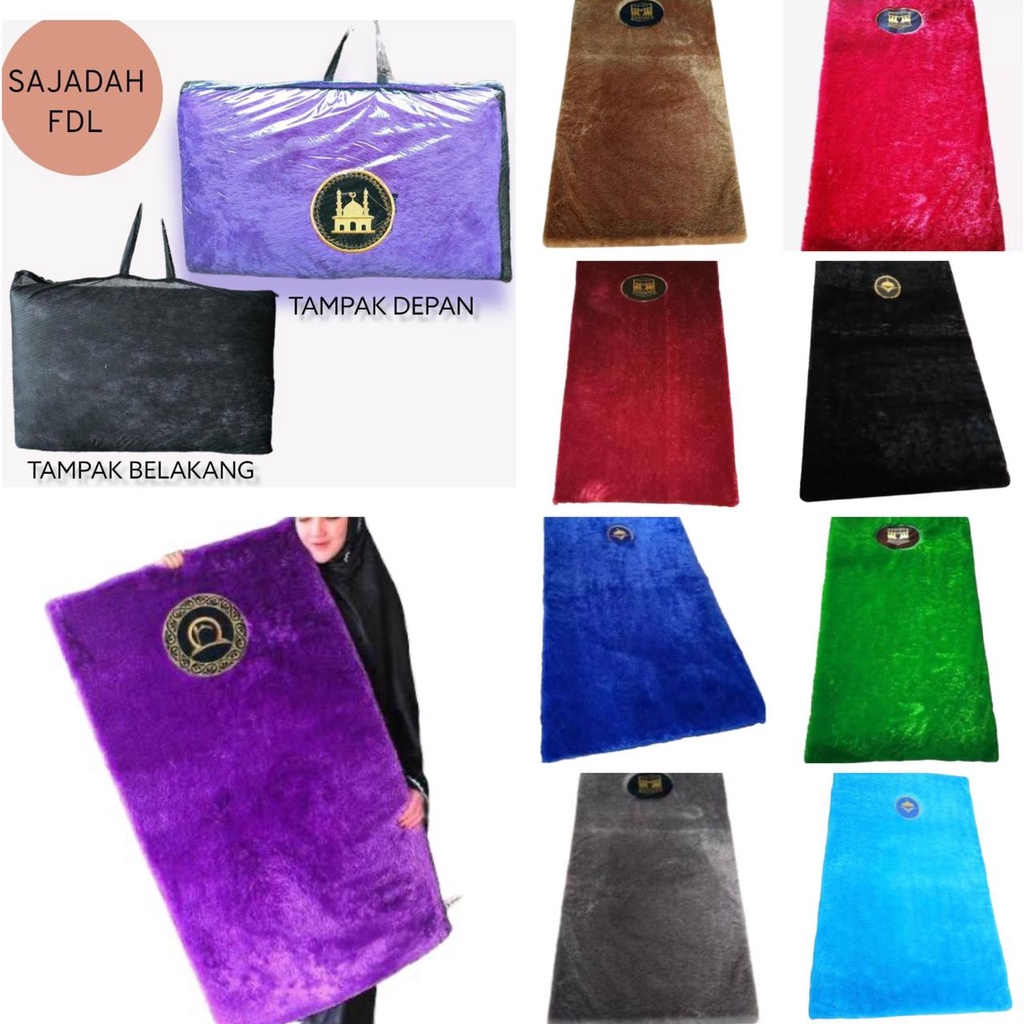 SAJADAH BULU RASFUR TEBAL PREMIUM