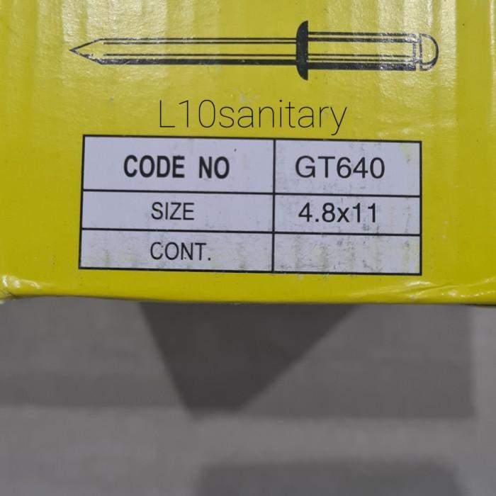 paku rivet 640 paku rivet 4,8 x 11mm paku ripet 1box