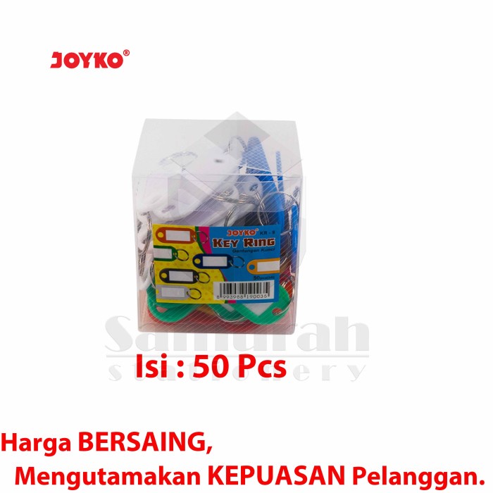 

Nikmati Key Ring Joyko Kr-9 / Gantungan Kunci Loker Kr 9 / Label Tag Nama Gilaa!!!