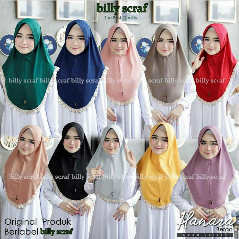 Jilbab Hanara Billy Scarf