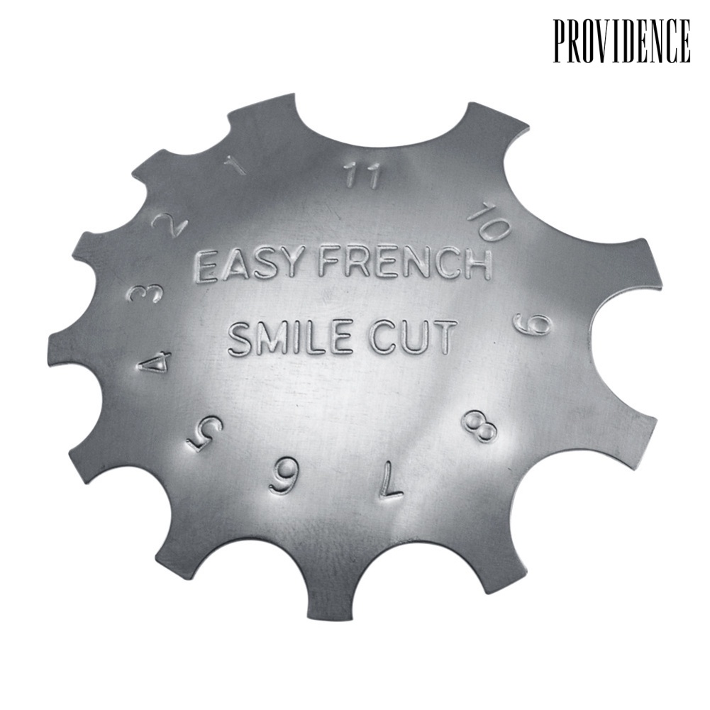 Providence Easy French Nail Smile Line Precise Guide Edge Trimmer Nail Art Stencil Template