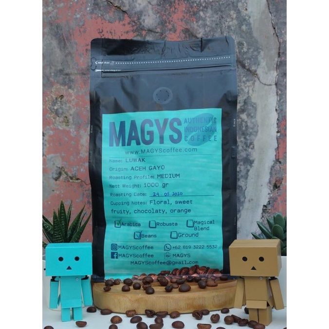 

KOPI ARABICA LUWAK GAYO 1000 GR, BIJI/BUBUK FBFG63546