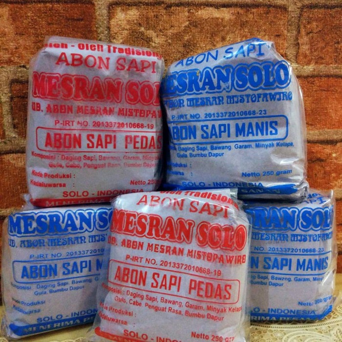 

ABON- ABON SAPI MESRAN -MAKANAN-KERING.