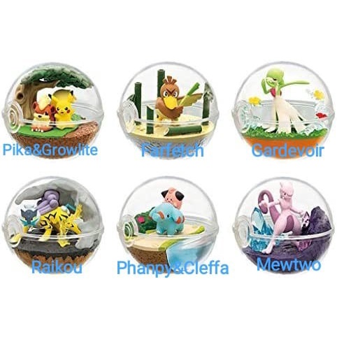 Re-Ment Pokemon Terrarium Character Capsule Box Candy Vol.7