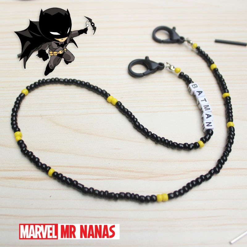 kalung masker anak laki-laki (bisa request nama)