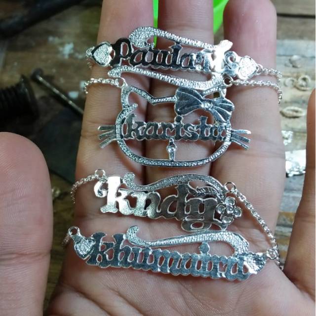 kalung perak silver