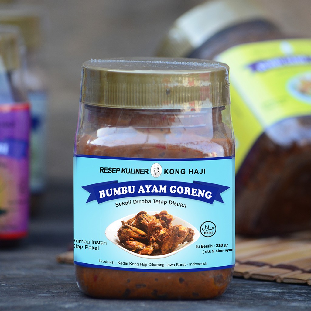 

Bumbu Ayam Goreng 240 gr (untuk 3 ekor ayam)